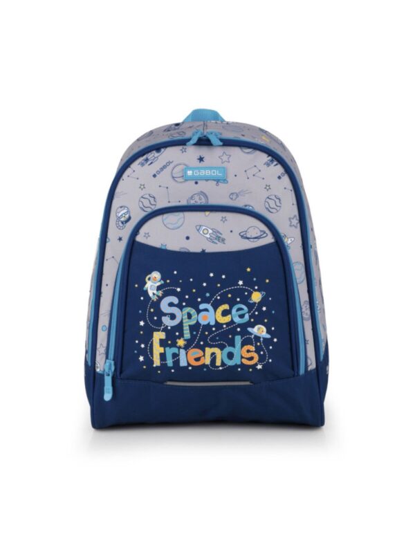Anaokulu Sırt Çantası Space Orijinal Erkek Çocuk Çift Bölmeli Su Geçirmez Mini Çanta 9 Litre