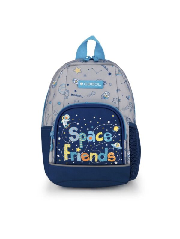 Anaokulu Sırt Çantası Space Orijinal Erkek Çocuk Çift Bölmeli Dayanıklı Mini Çanta